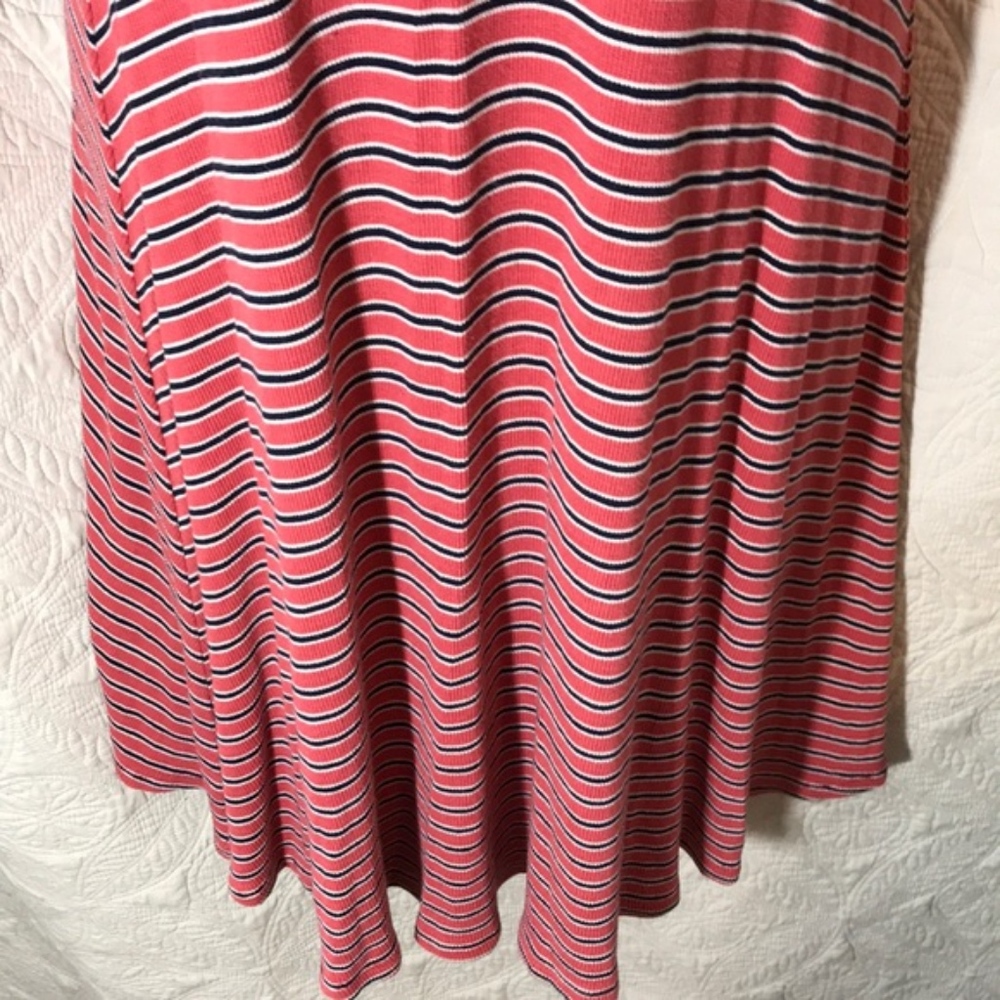 AE Outfitters striped mini Dress open back rib shirt look size M - Picture 8 of 8
